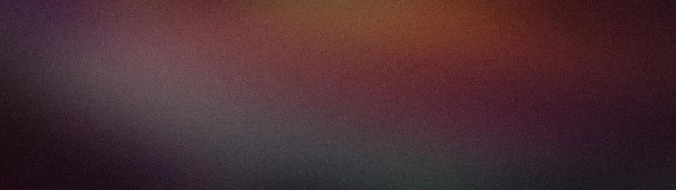 Abstract wide grainy gradient background with moody black red and orange tone Stock Illustration