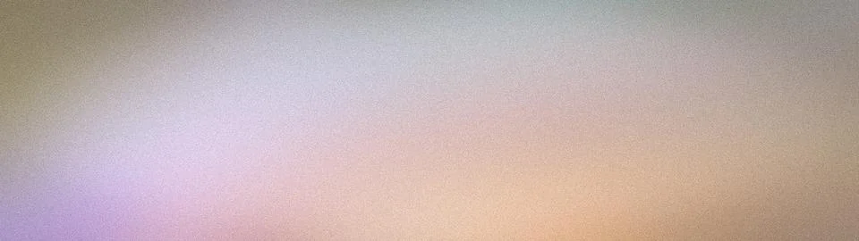 Abstract wide grainy gradient background with soft beige white and lavender.. Stock Illustration
