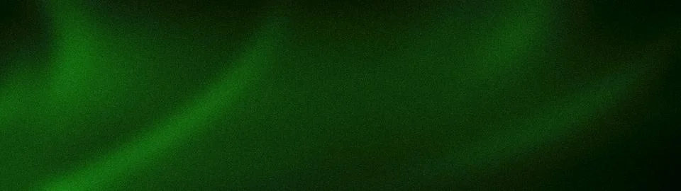 Abstract wide grainy gradient background with dark green emerald and black .. Stock Illustration
