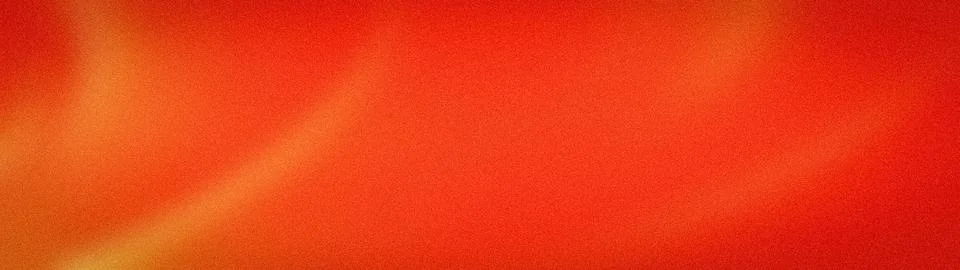 Abstract wide grainy gradient background with vibrant red orange and yellow.. Иллюстрация