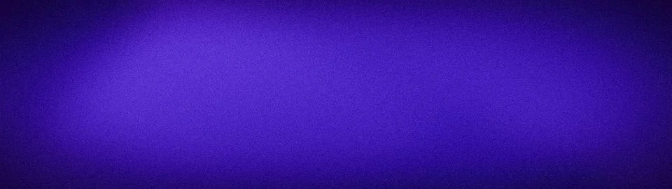 Abstract wide grainy gradient background with royal blue, violet and indigo Stock Illustration