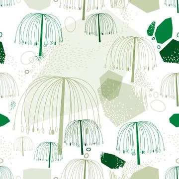 Abstract Willow Pattern vector illustration Stock Illustration