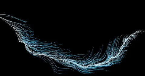 Abstract winding lines resemble a tree branch2 Vidéo 330519771