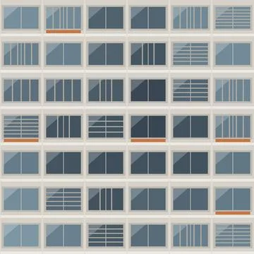 Abstract Windows Seamless Architecture Pattern Ilustración de archivo
