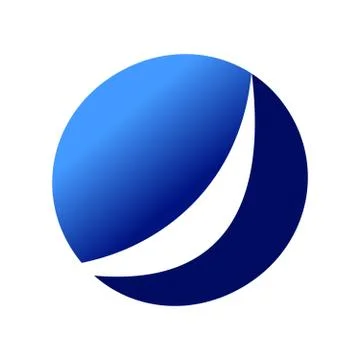 Abstract Wing Circle Emblem Stock Illustration