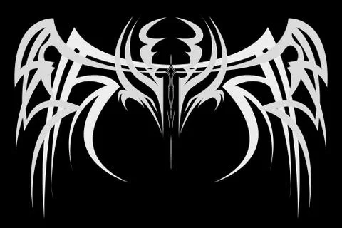 Abstract wing Stock Illustration