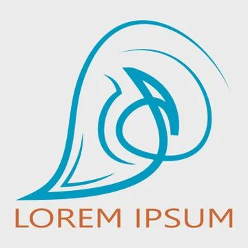 Abstract wing logotype. Stock Illustration