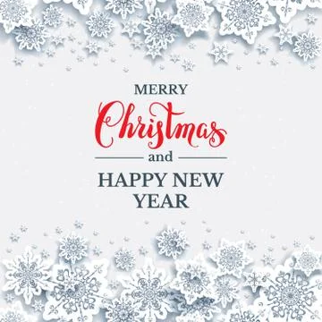 Abstract winter background card Stock Illustration