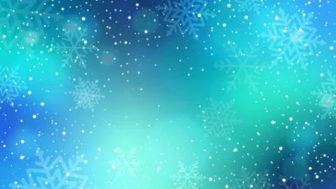 Abstract winter background with falling snow. Holiday christmas backdrop with Stock Illustration
