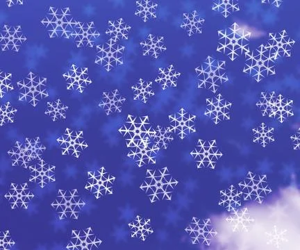 Abstract winter background Stock Illustration