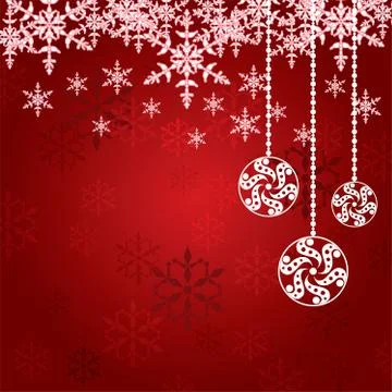 Abstract winter background Stock Illustration