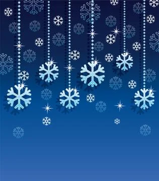 Abstract winter background Illustrazione stock