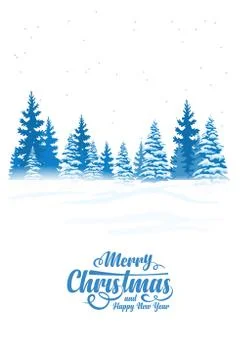 Abstract winter background Stock Illustration