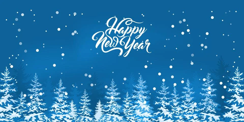 Abstract winter background Stock Illustration