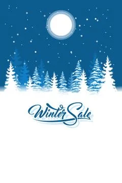 Abstract winter background Illustrazione stock