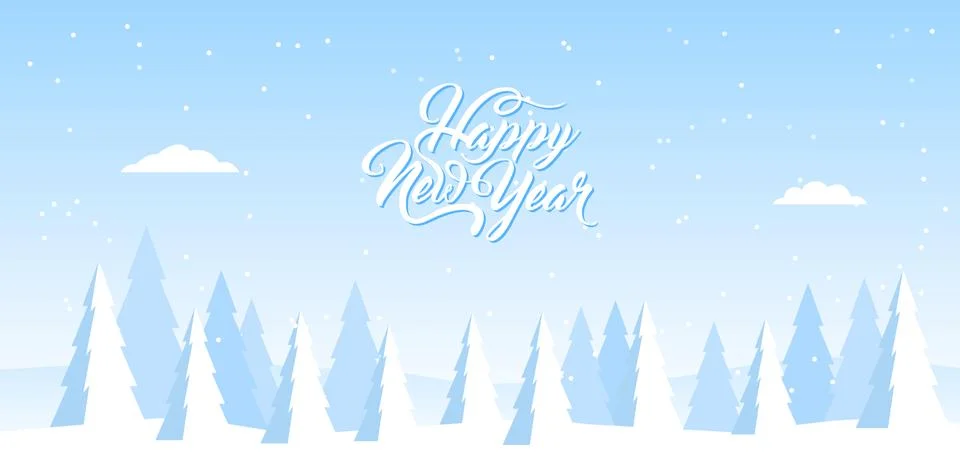 Abstract winter background Stock Illustration
