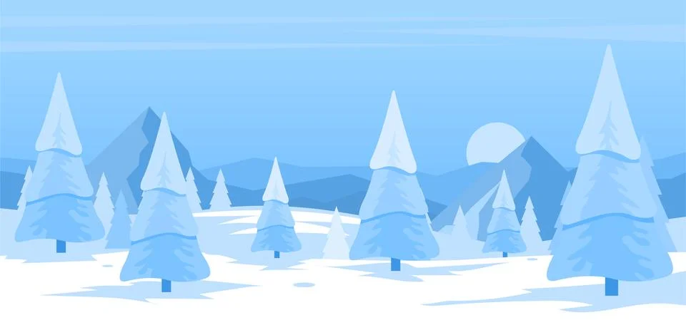 Abstract winter background Stock Illustration