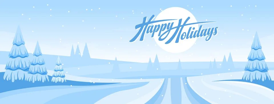 Abstract winter background Stock Illustration