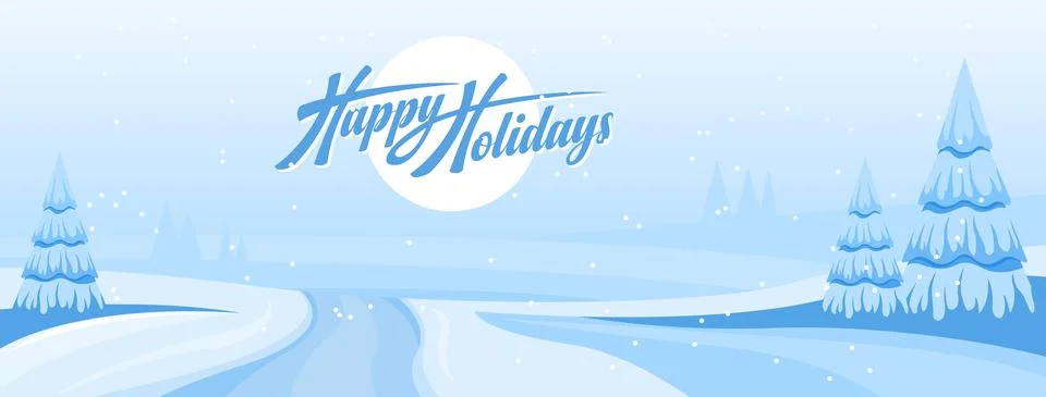 Abstract winter background Stock Illustration