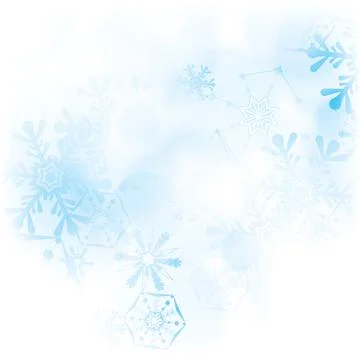 Abstract winter background Stock Illustration