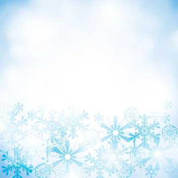 Abstract winter background Stock Illustration