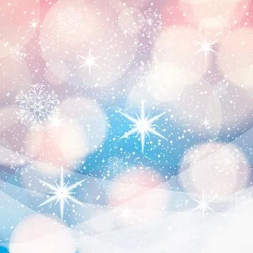 Abstract winter background Stock Illustration