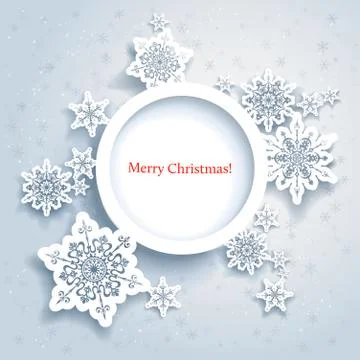 Abstract winter design Stock Illustration