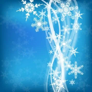 Abstract winter design Stockillustratie