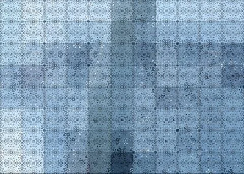 An abstract winter frosty pattern Stock Illustration