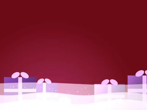 Abstract Winter Landscape Stock Illustration