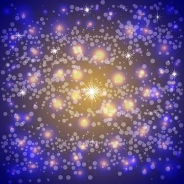 Abstract winter sky background Illustrazione stock