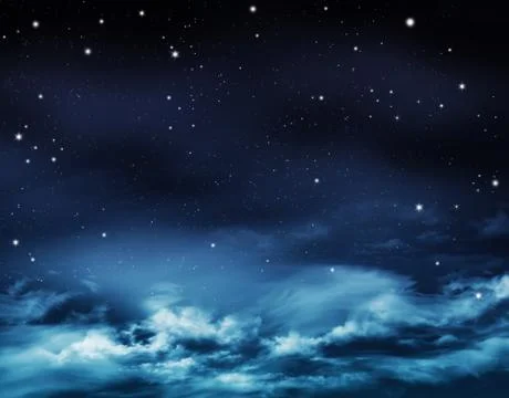 Abstract winter sky, background Stock Illustration