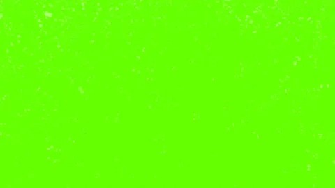 Abstract Winter Snow Falling Green Screen Background 4K. Stock Footage