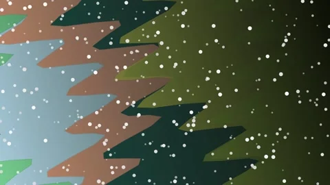 Abstract Winter Snowfall Gradient Background with Zigzag Pattern 스톡 동영상 331346253