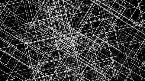 Abstract wire Stock Illustration
