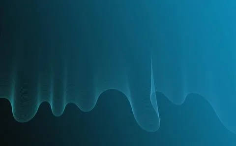 Abstract Wire Mesh Wave Background Stock Illustration