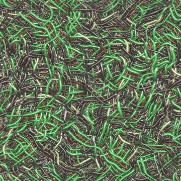 Abstract wire seamless generated texture Stock Illustration