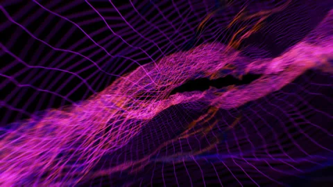 Abstract Wireframe Vídeo Stock 243684066