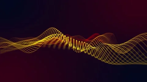 Abstract wireframe lines background Vidéo 147937366