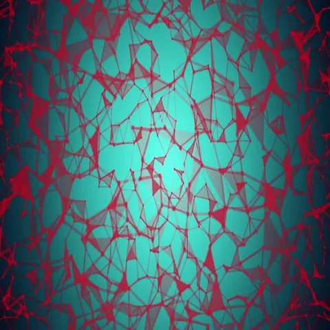 Abstract Wireframe Plexus Loop Background Full HD Stock Footage 69716873