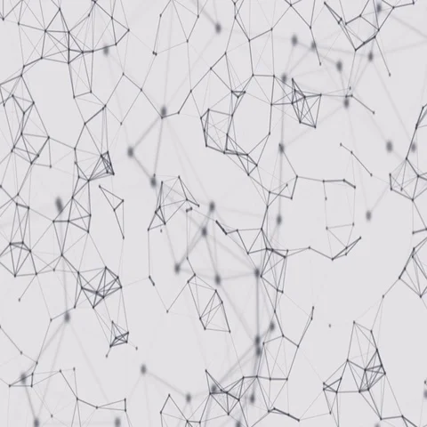 Abstract Wireframe Plexus Loop Background Full HD Stock Footage 69717280