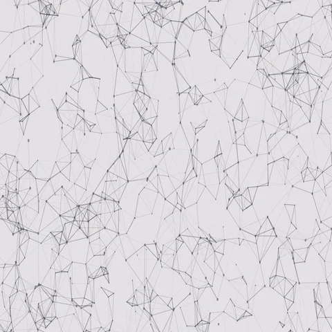 Abstract Wireframe Plexus Loop Background Full HD Stock Footage 69717308