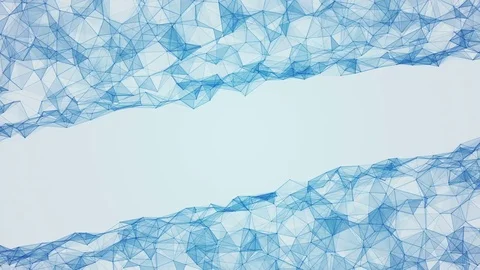 Abstract Wireframe Plexus Loop Background Full HD Vídeos de archivo 69718844