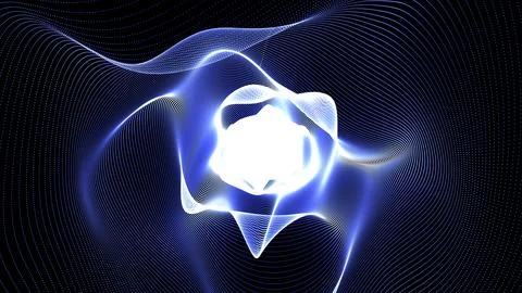 Abstract wireframe rainbow tunnel. Super speed, three-dimensional drawing. .. イラスト素材