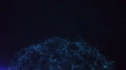 Abstract wireframe Sphere Stock Footage 84111056