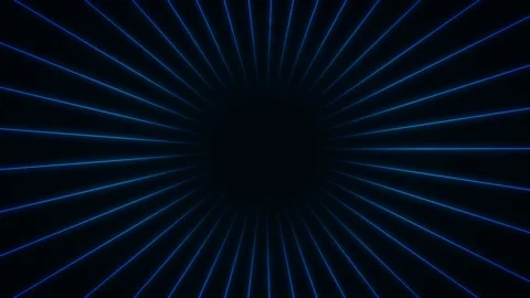 Abstract Wireframe Tunnel Circles Seamless Looping Stock Footage 134817867