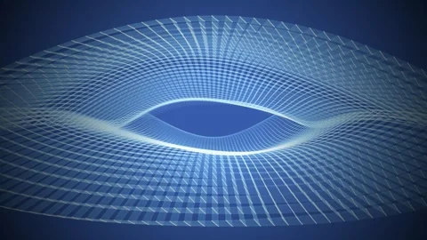 Abstract Wireframe Wave Background Loop Animation Stock Footage Видео 331318499