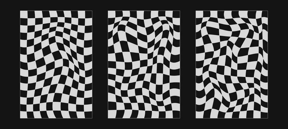 Abstract wireframes, cyberpunk elements and perspective white grids or sphere Illustrazione stock