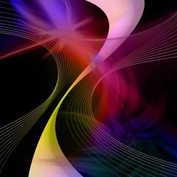 Abstract Wires Background Stock Illustration