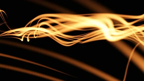 Abstract Wispy Light Beams Crossing (4K) Video stock 201828520